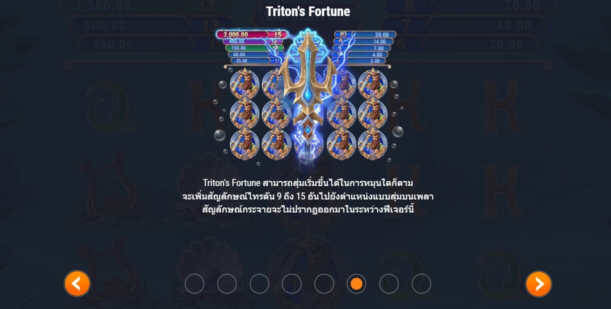 Gods of Seas Triton's Fortune UPG Slot เกมส์ PG
