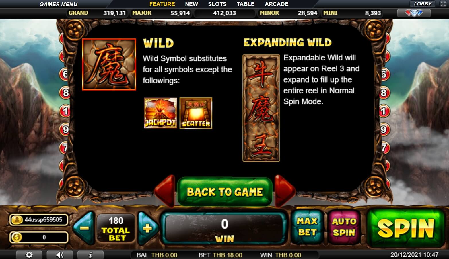 Evil King OX Live22 Slot PG