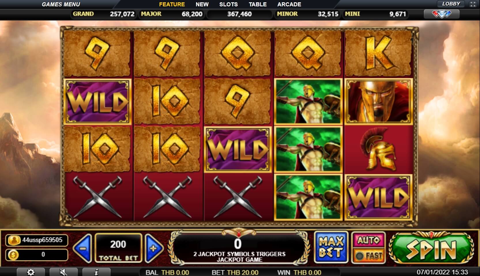 Sparta's Legacy Live22 PG Slot