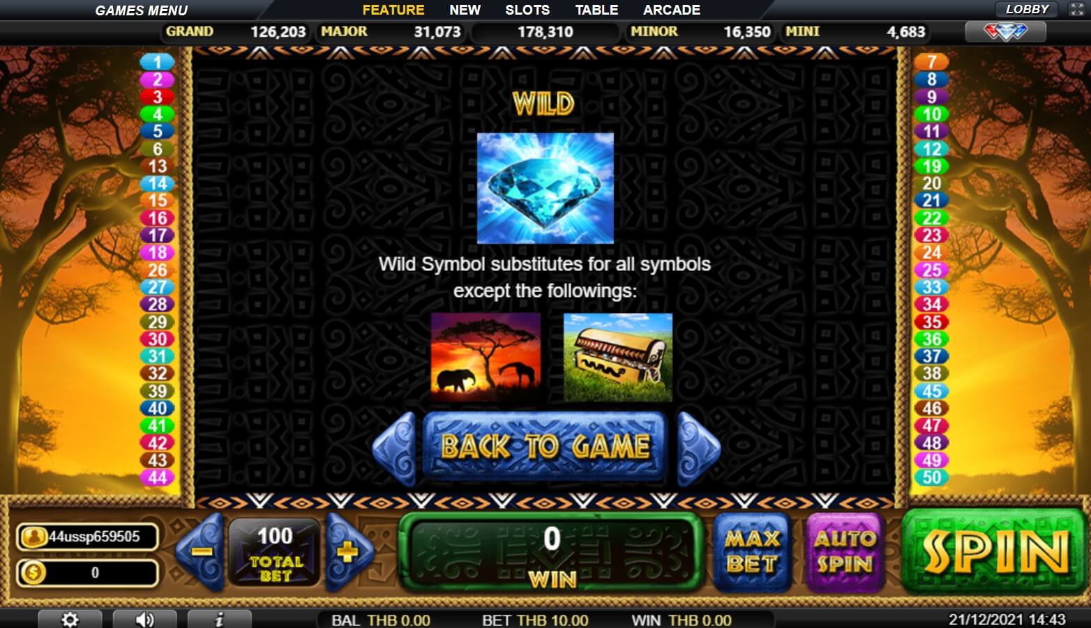 Wilds Of Africa Live22 Slot PG