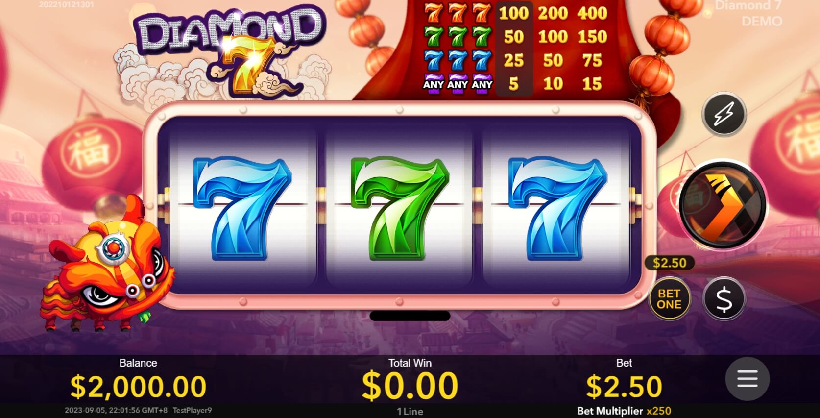 Diamond 7 NEXTSPIN PG Slot