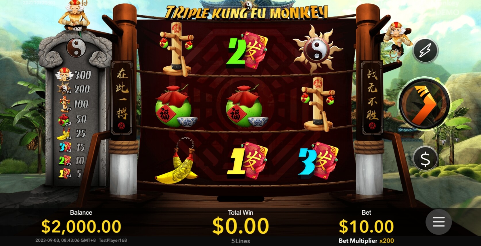 Triple Kung Fu Monkey NEXTSPIN PGSlot