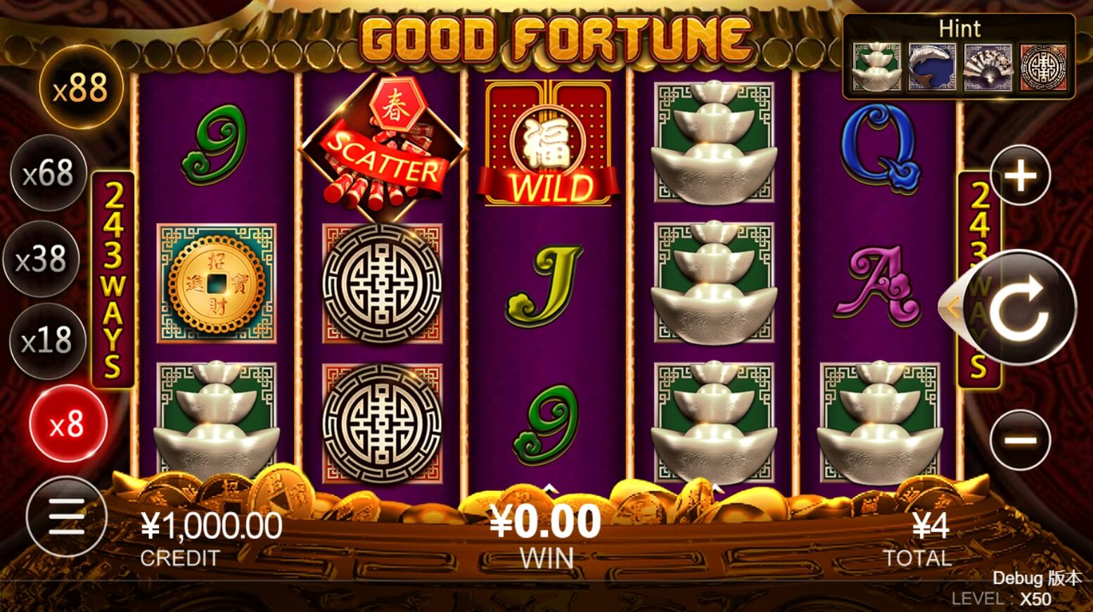 Good Fortune CQ9 สล็อต PG