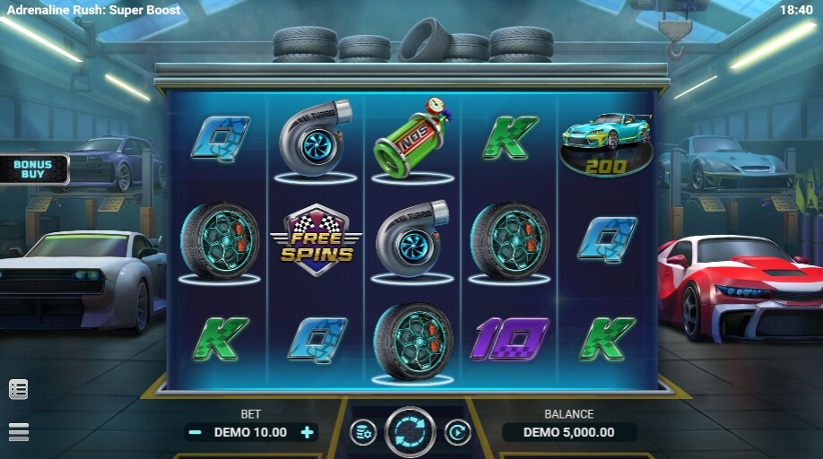 Adrenaline Rush Super Boost Evoplay สล็อต PG