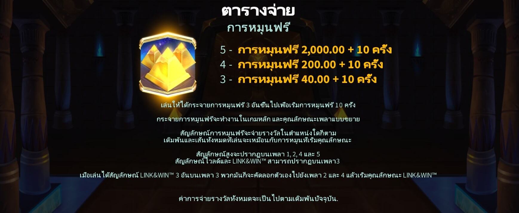 Cairo Link & Win Microgaming PG Slot Game