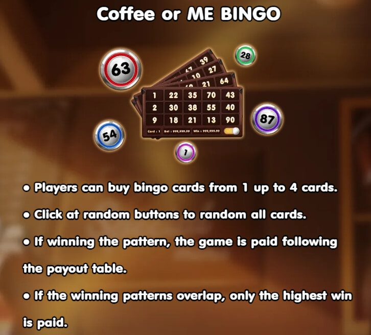 Coffee Or Me Bingo Spinix PG Slot1234