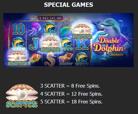 Double Dolphin Jackpot Manna play PG Slot เครดิตฟรี