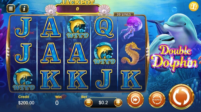 Double Dolphin Jackpot Manna play สล็อต PG