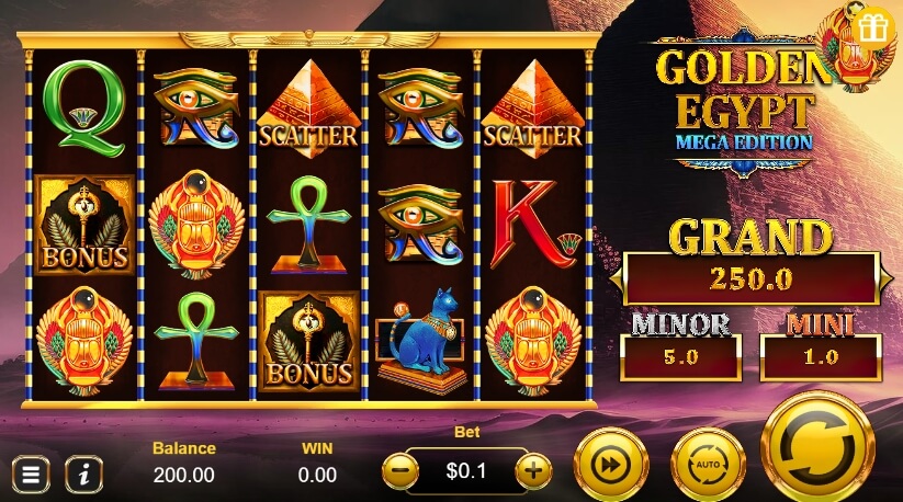 Golden Egypt Mega Edition Manna play Slot PG