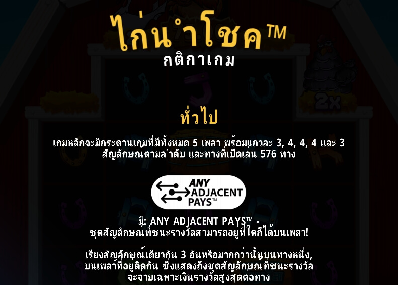Lucky Clucks Microgaming PG สล็อต
