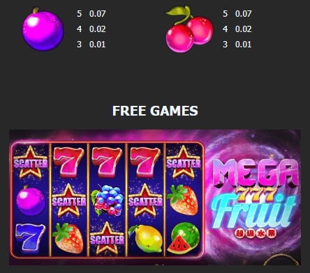 MEGA FRUIT 777 Manna play PG สล็อต