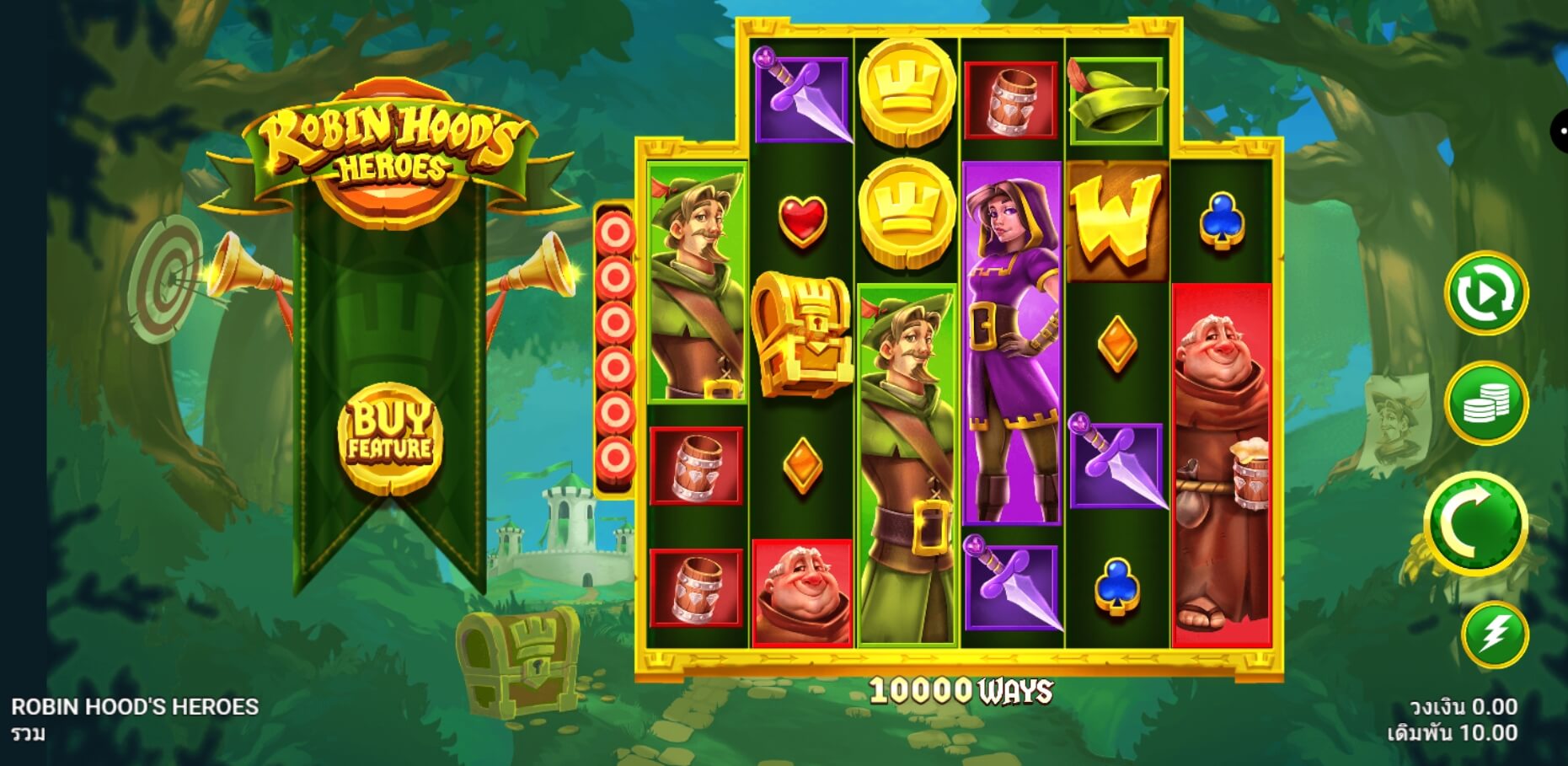 Robin Hood Heroes Microgaming สล็อต PG