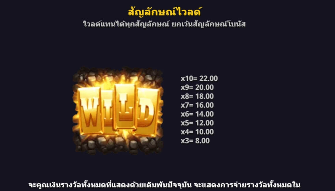 Rocky's Gold Ultraways Microgaming สล็อตพีจี