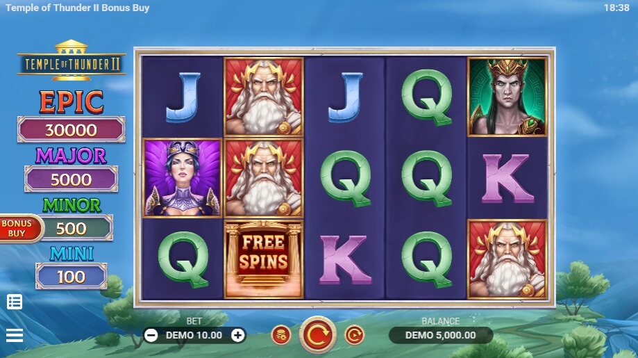 Temple of Thunder II Bonus Buy Evoplay สล็อต PG