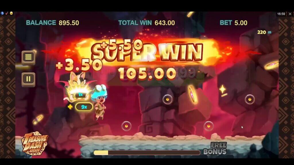Treasure Dash Microgaming สล็อต PG
