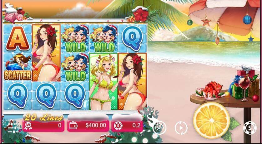 BIKINI QUEENS XMAS Manna play PG Slot 168