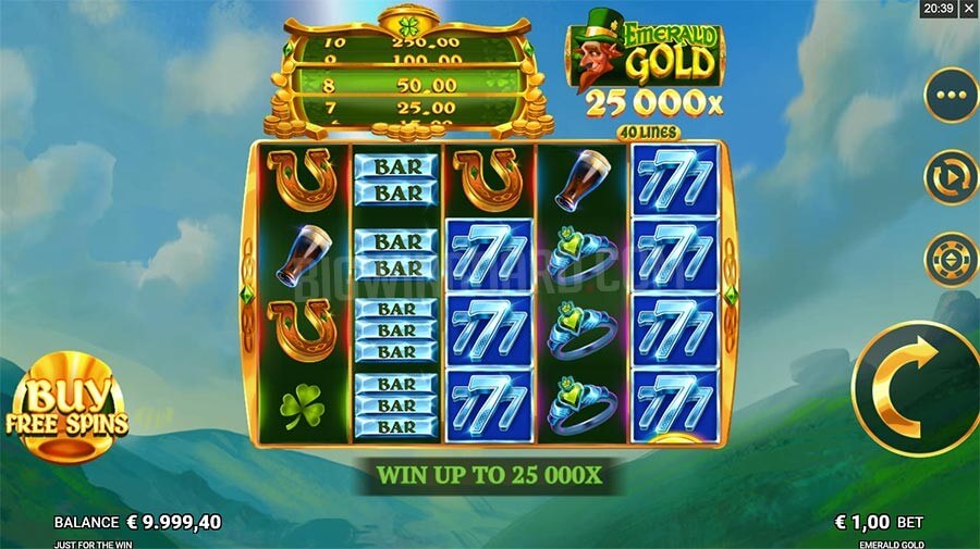 Emerald Gol Microgaming สล็อต PG