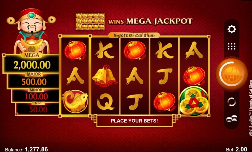 Ingots of Cai Shen Microgaming 168slotxo