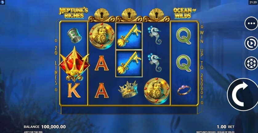 Neptune’s Riches Ocean Of Wilds Microgaming สล็อต PG