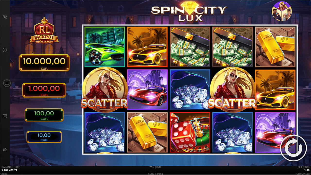 Spin City Lux Microgaming PG Slot168
